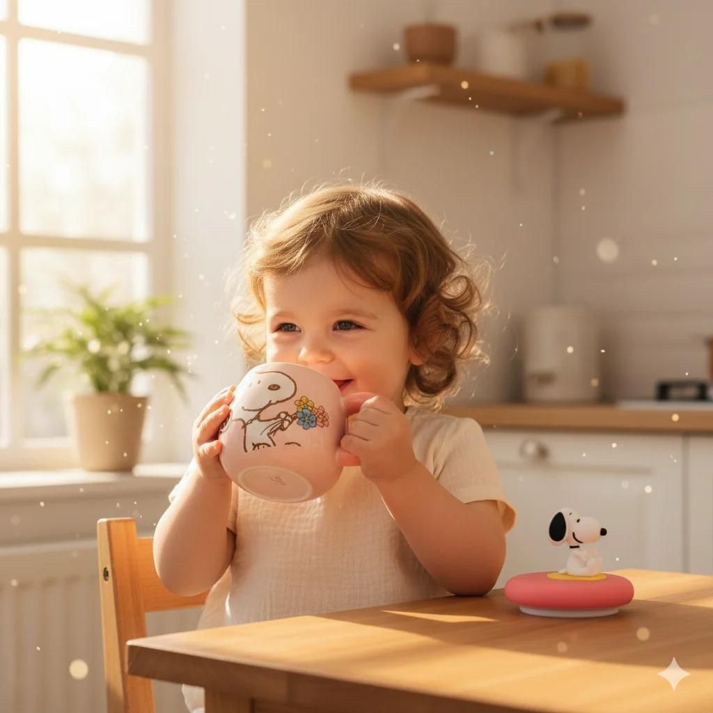 Anime Cartoon Snoopy Ceramic Mug Kawaii Home Milk Cup Couple Coffee Cup 500 ml Pack of 1